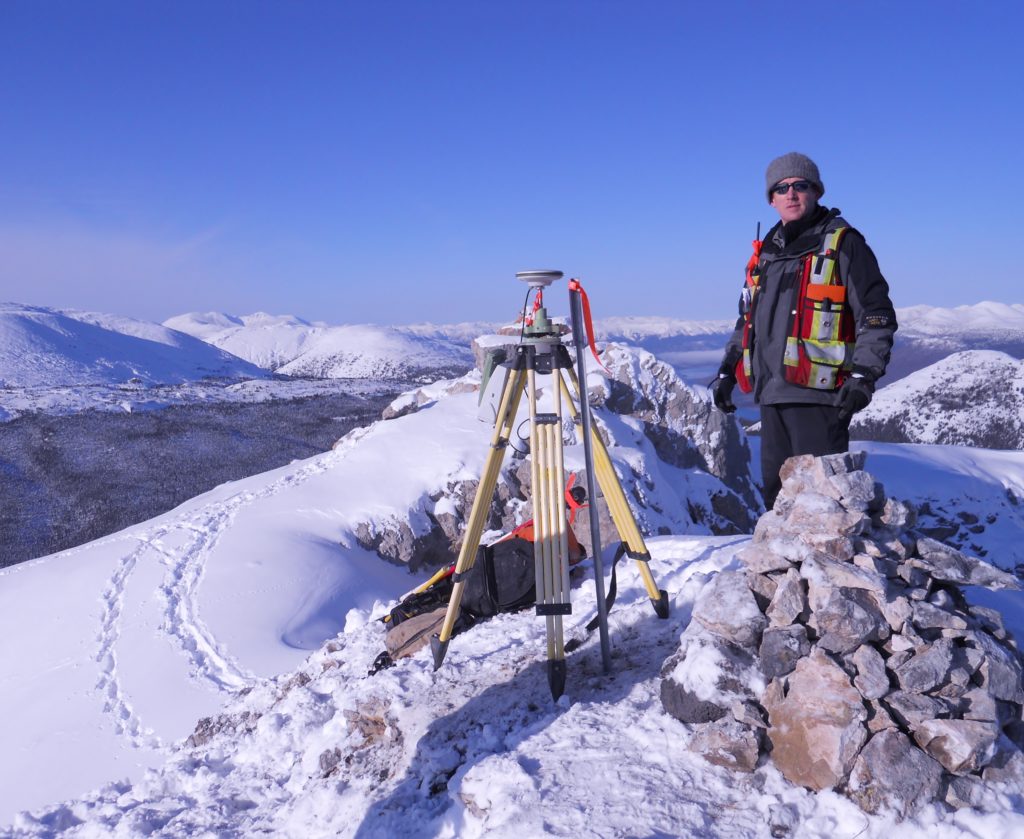 Surveying the mountain top